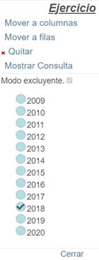 despliegue del año 2018 marcado