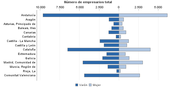 Número de empresarios total