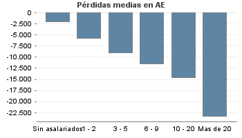 Pérdidas medias en AE