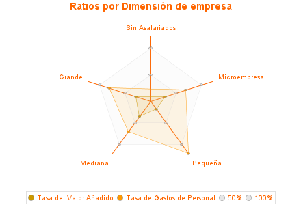 Ratios por Dimensión de empresa