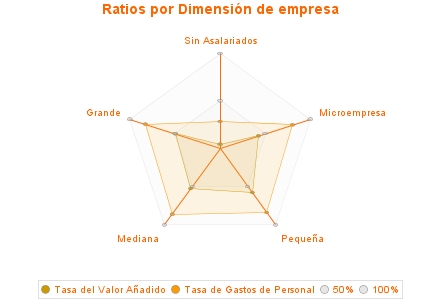 Ratios por Dimensión de empresa