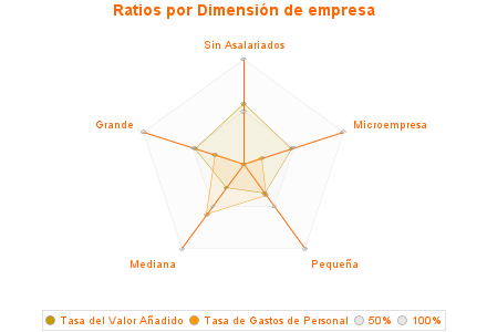 Ratios por Dimensión de empresa