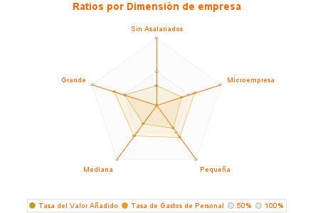 Ratios por Dimensión de empresa