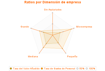 Ratios por Dimensión de empresa