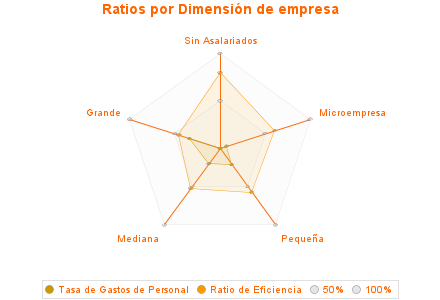 Ratios por Dimensión de empresa