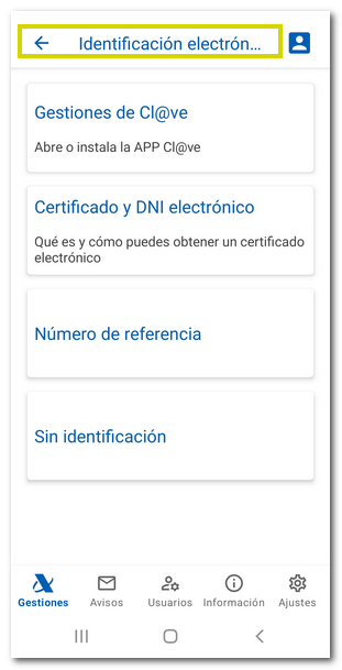 Identificación electrónica