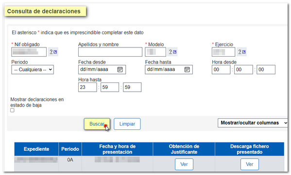 Consult tax returns filed