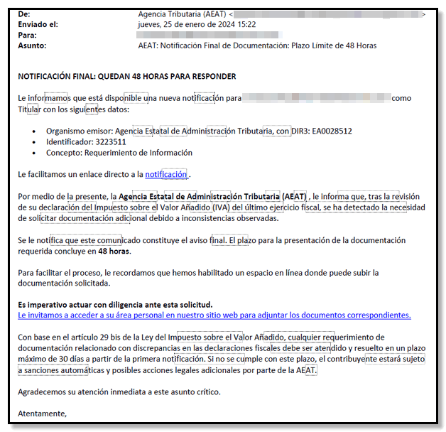 Phishing Notificación final 