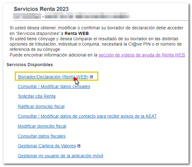 Renta WEB