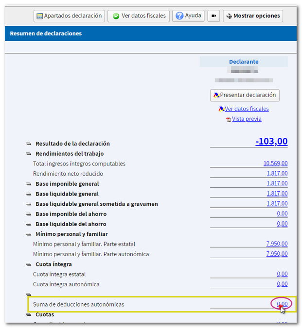 Deducciones autonómicas