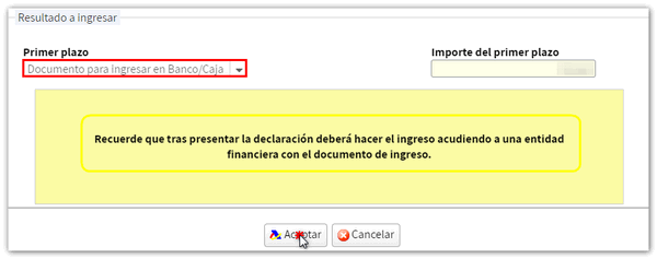 Documento de ingreso Banco/Caja