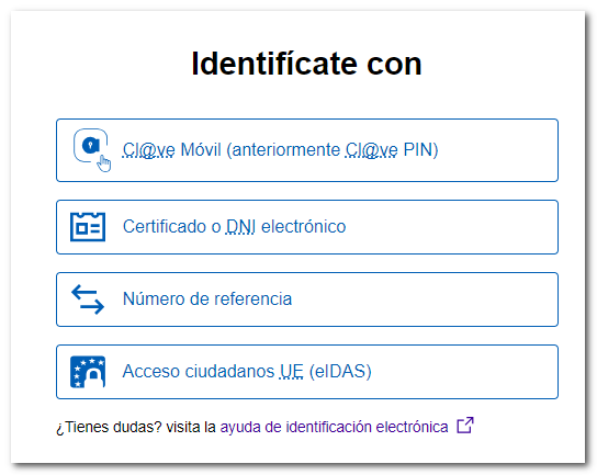 Identification selector