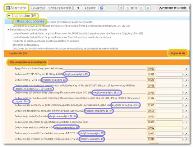 Páginas 16, 16bis, 17, 18, 18 bis, 18 ter y 19 