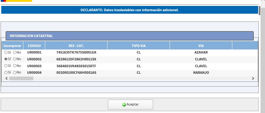 Incorporación c/Clavel